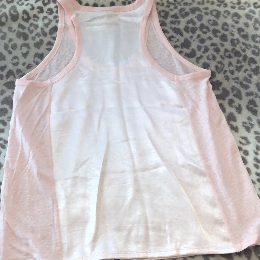 Express Mixed Media Racerback Tank in Pink Size Medium - Picture 7 of 10